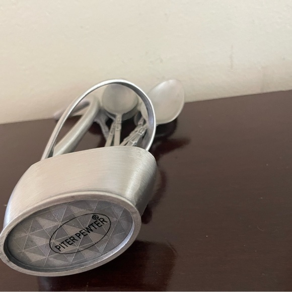 Elegant Silver Swan Spoon Holder Set - Picture 10 of 10